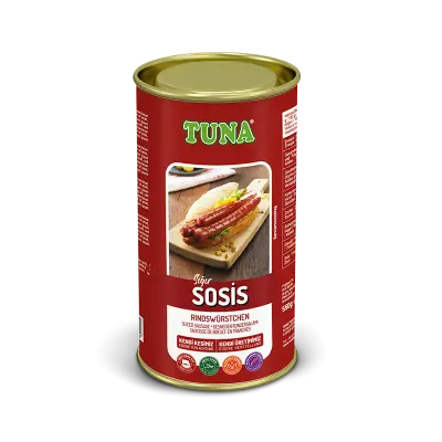 X6 Saucisse de bœuf en conserve 250gr